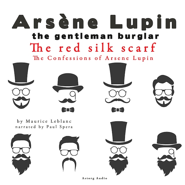 Buchcover für The Red Silk Scarf, the Confessions of Arsène Lupin