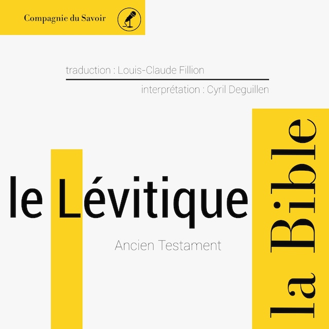 Kirjankansi teokselle Le Lévitique