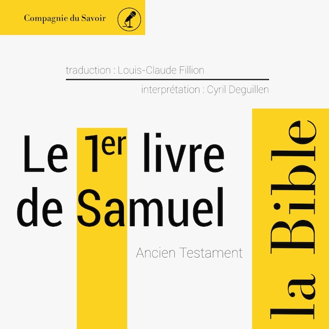 Book cover for Le 1er Livre de Samuel