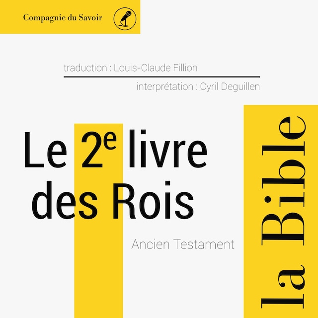 Book cover for Le 2e Livre des Rois