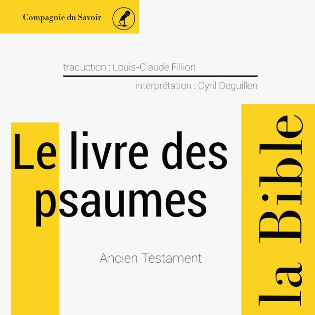 Kirjankansi teokselle Le Livre des Psaumes