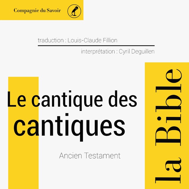 Book cover for Le Cantique des Cantiques