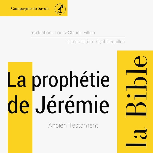 Kirjankansi teokselle La Prophétie de Jérémie