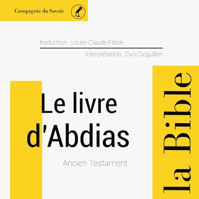 Boekomslag van Le Livre d'Abdias