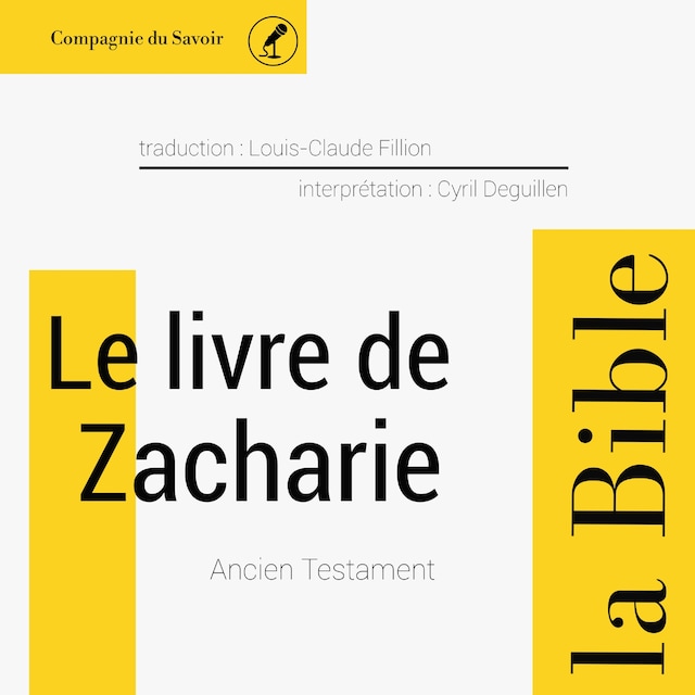 Book cover for Le Livre de Zacharie