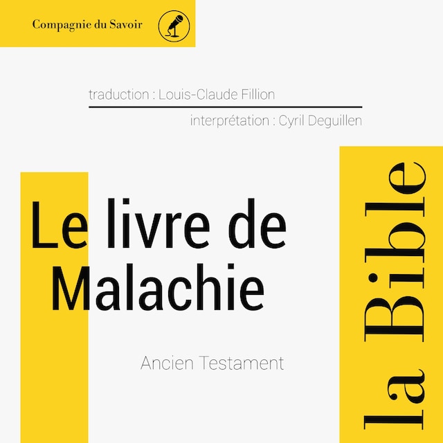 Book cover for Le Livre de Malachie