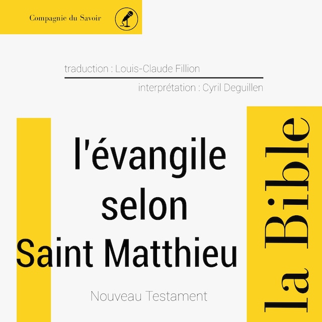 Book cover for Évangile selon Saint Matthieu