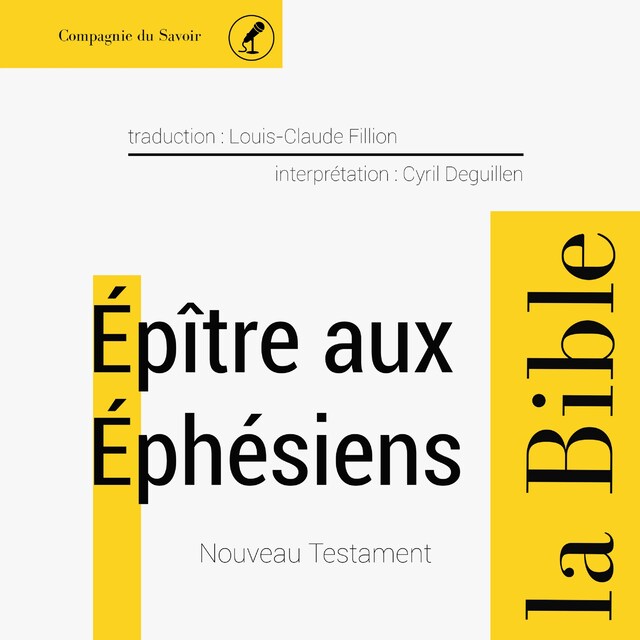 Okładka książki dla Épître aux Éphésiens