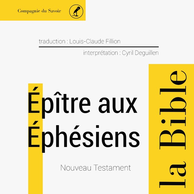 Portada de libro para Épître aux Éphésiens