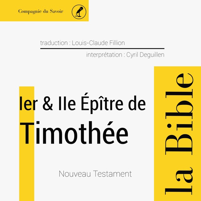 Buchcover für Deuxième épître à Timothée