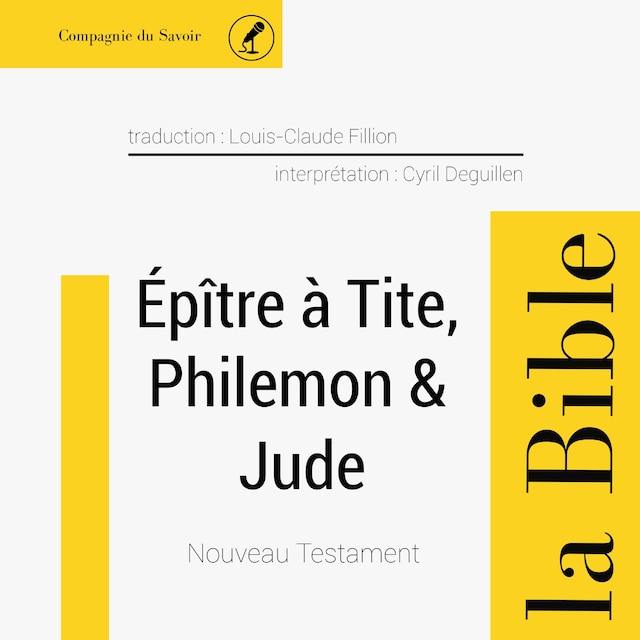 Copertina del libro per Épître à Tite & Philémon & Jude