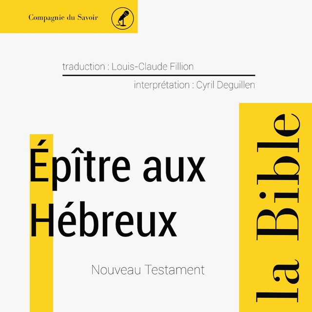 Okładka książki dla L'Épître aux Hébreux