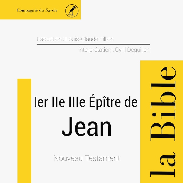 Okładka książki dla Première, Deuxième et Troisième épître de Jean