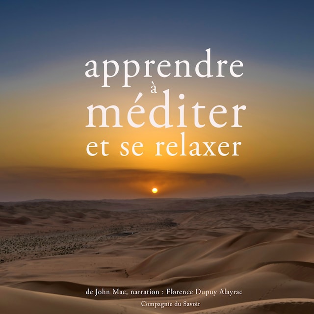 Book cover for Apprendre à méditer et à se relaxer