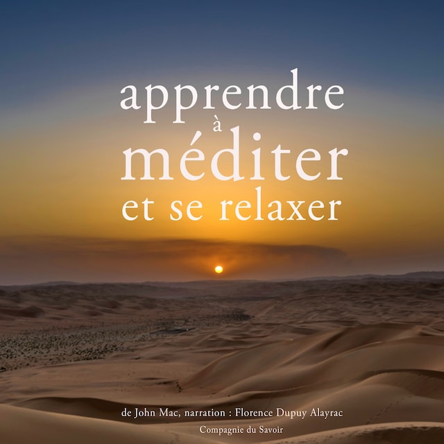 Copertina del libro per Apprendre à méditer et à se relaxer