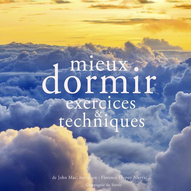 Couverture de livre pour Mieux dormir, exercices et techniques