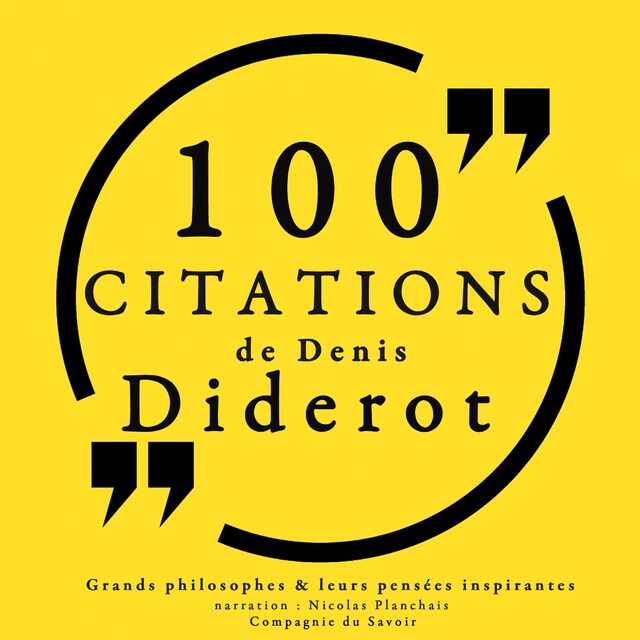 Buchcover für 100 citations de Diderot