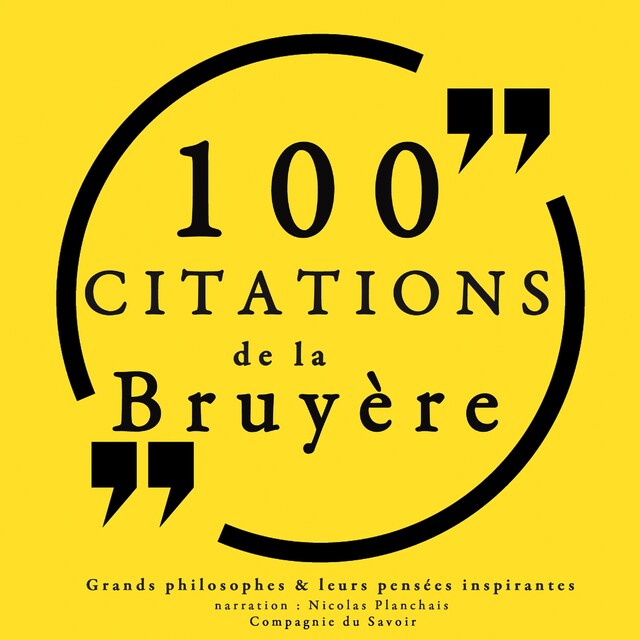 Book cover for 100 citations de La Bruyère