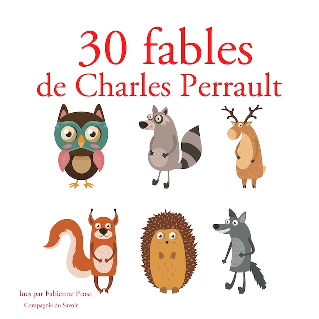 Portada de libro para 30 fables de Charles Perrault
