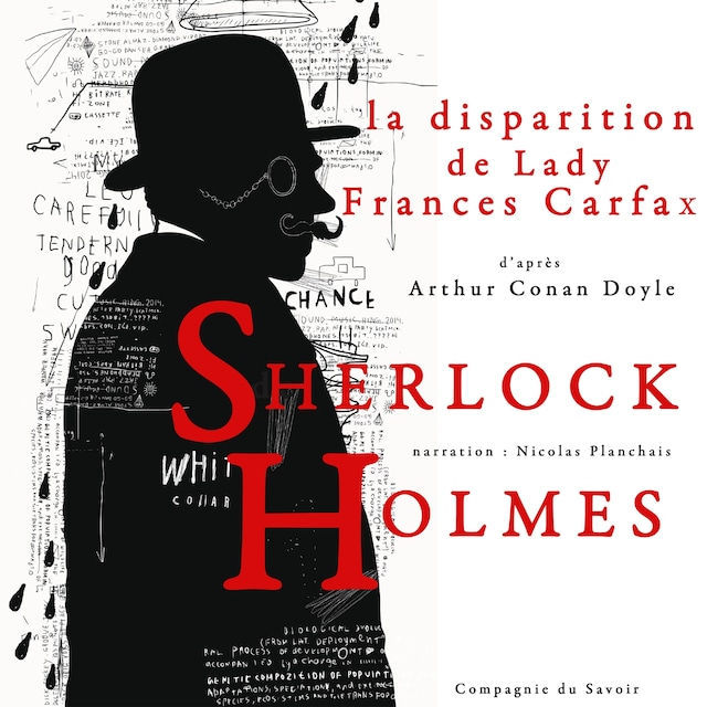Kirjankansi teokselle La Disparition de Lady Frances Carfax, Les enquêtes de Sherlock Holmes et du Dr Watson