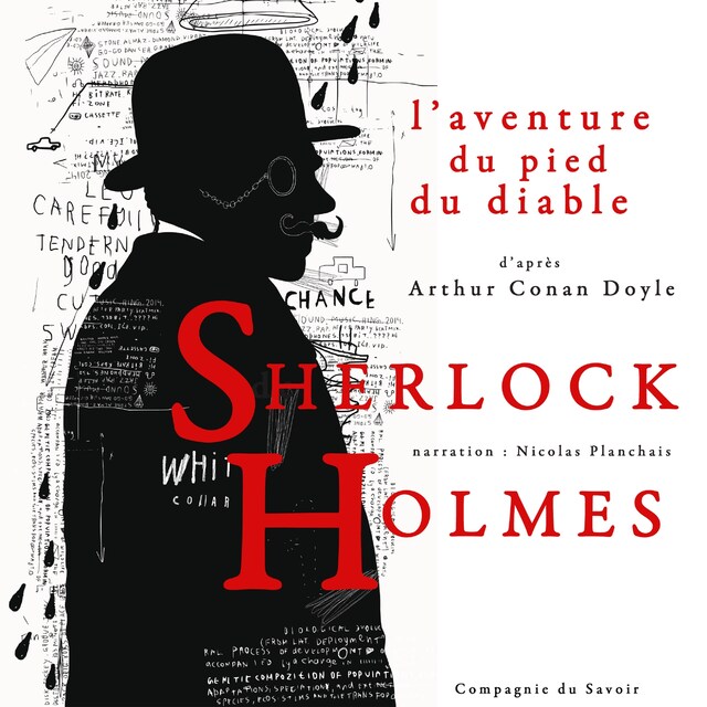 Book cover for L'Aventure du pied du diable, Les enquêtes de Sherlock Holmes et du Dr Watson