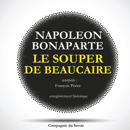 Le Souper de Beaucaire de Napoléon bookCoverFor
