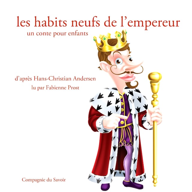 Boekomslag van Les Habits neufs de l'empereur (Andersen)