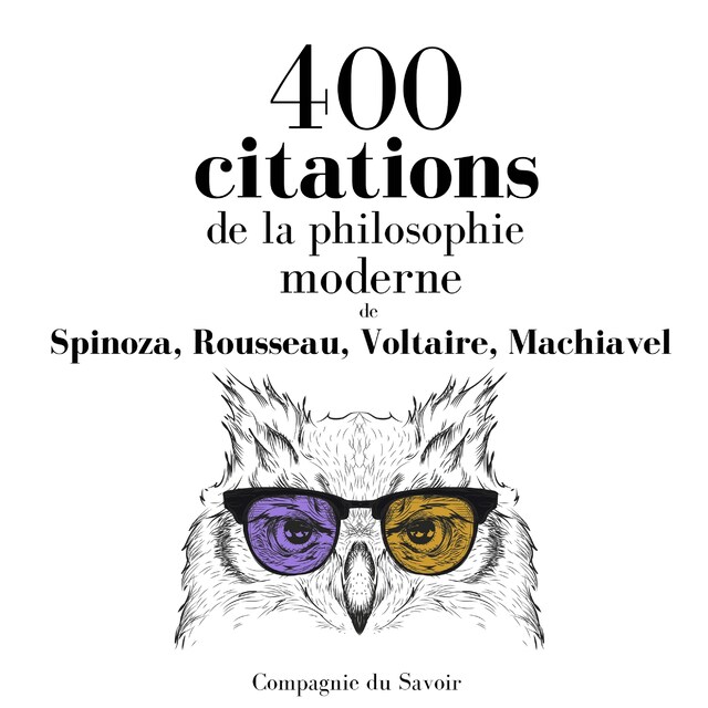 Okładka książki dla 400 citations de la philosophie moderne