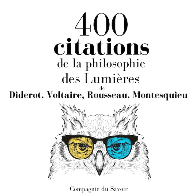 Book cover for 400 citations de la philosophie des Lumières
