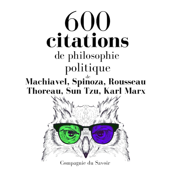 Bogomslag for 600 citations de philosophie politique
