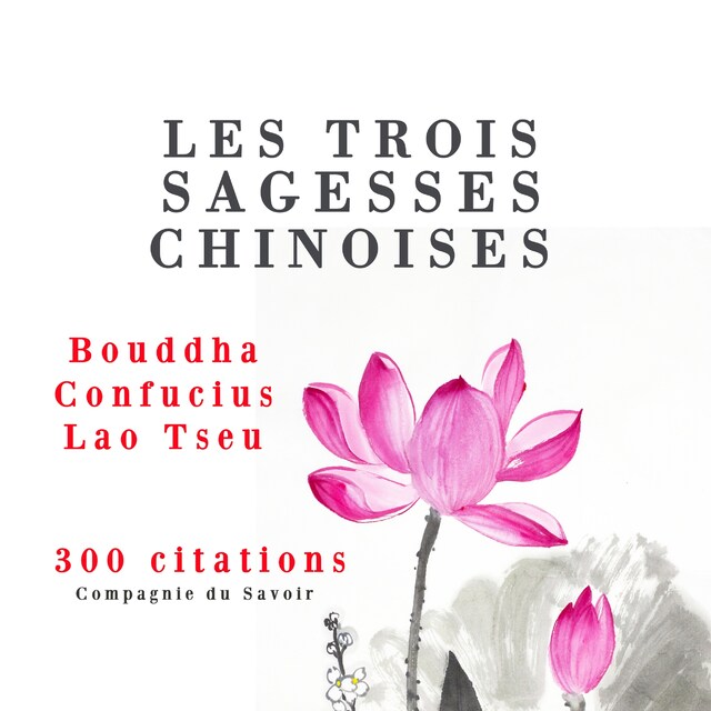 Okładka książki dla Les trois sagesses chinoises : Confucius, Lao Tseu, Bouddha