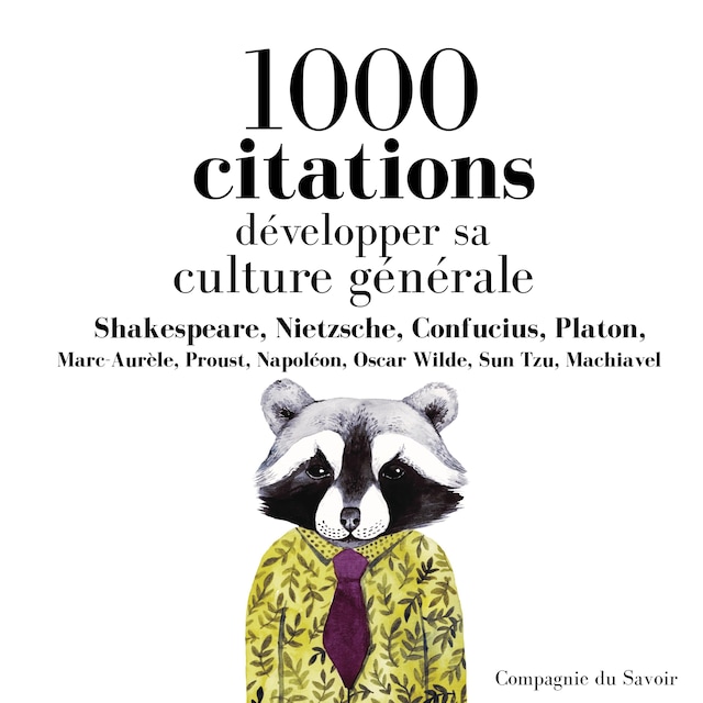 Copertina del libro per Développer sa culture générale en 1000 citations