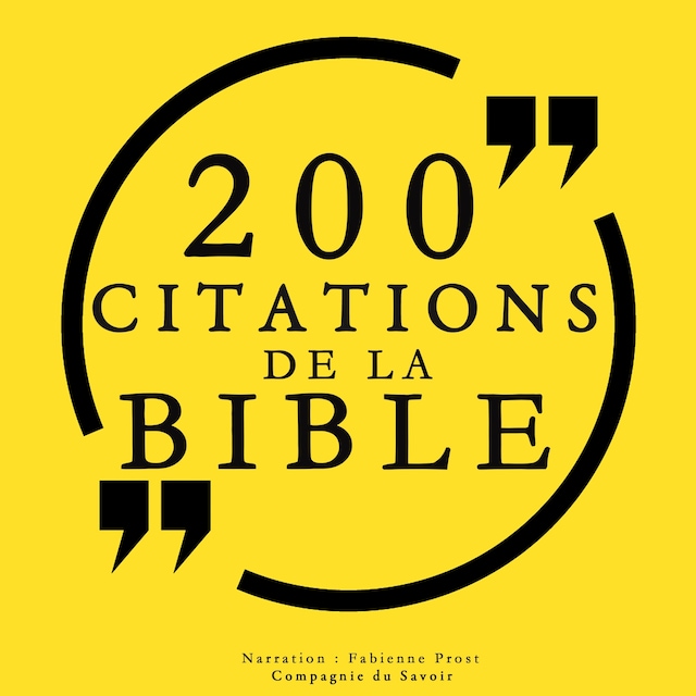 Buchcover für 200 citations de la Bible