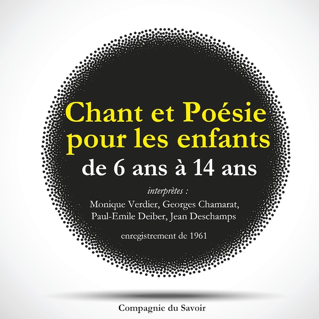 Book cover for Chant et Poésie pour les enfants de 6 ans à 14 ans
