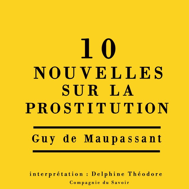 Buchcover für Dix nouvelles sur la prostitution