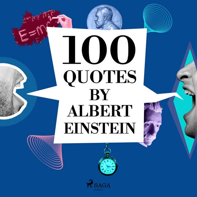 Boekomslag van 100 Quotes by Albert Einstein