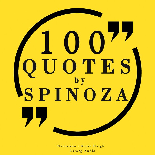 Portada de libro para 100 Quotes by Baruch Spinoza