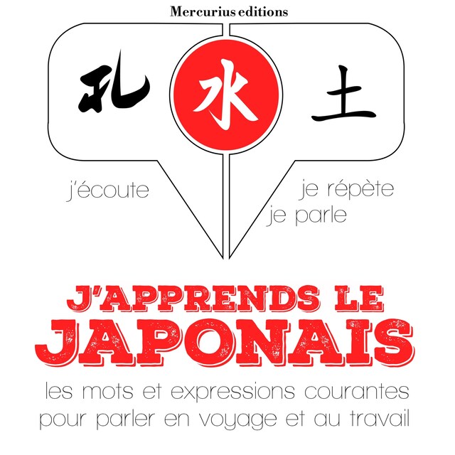 Couverture de livre pour J'apprends le japonais