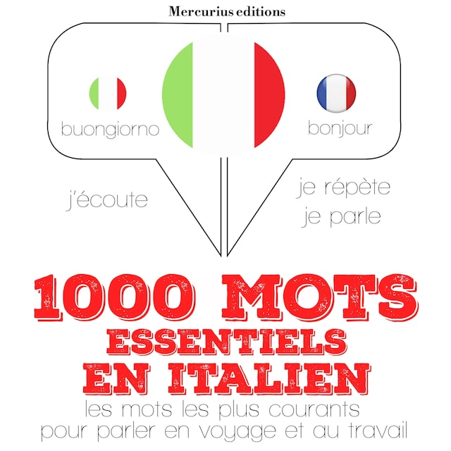 Book cover for 1000 mots essentiels en italien