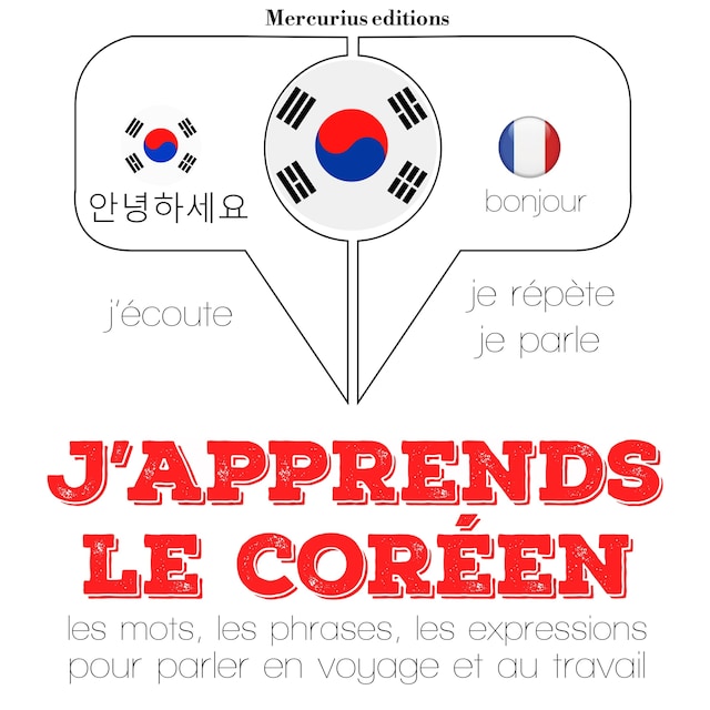 Portada de libro para J'apprends le coréen