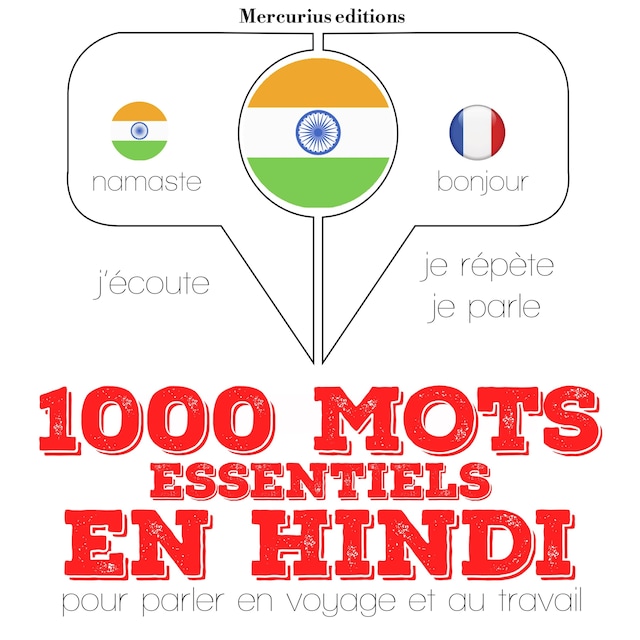 Copertina del libro per 1000 mots essentiels en hindi