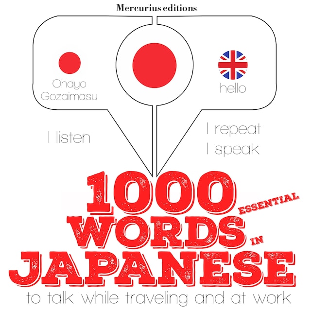 Bogomslag for 1000 essential words in Japanese