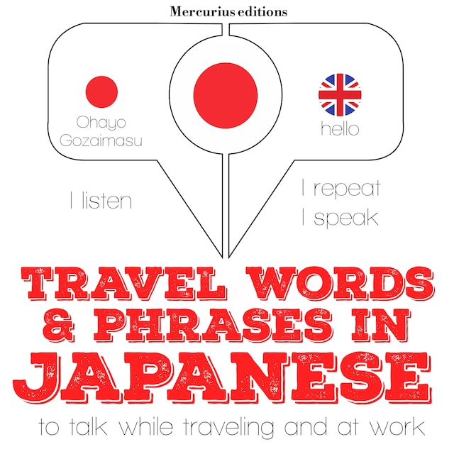 Portada de libro para Travel words and phrases in Japanese