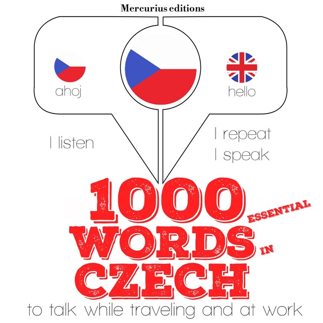 Copertina del libro per 1000 essential words in Czech