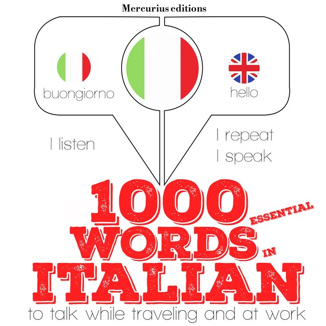 Couverture de livre pour 1000 essential words in Italian