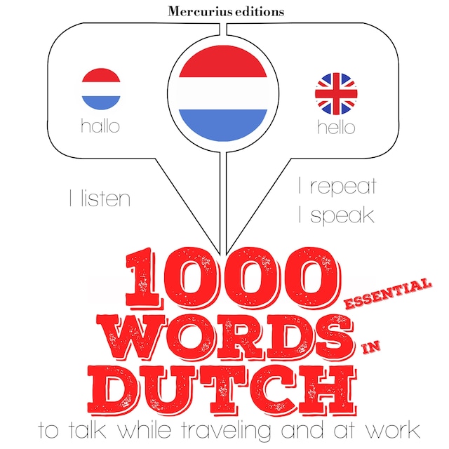 Copertina del libro per 1000 essential words in Dutch