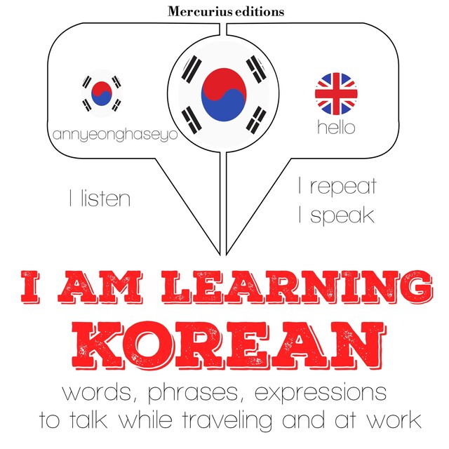 Book cover for I am learning Korean