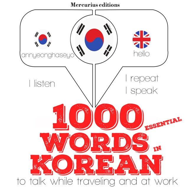 Boekomslag van 1000 essential words in Korean