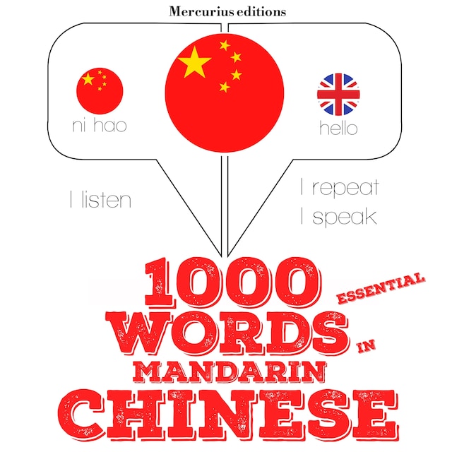 Book cover for 1000 essential words in Mandarin Chinese