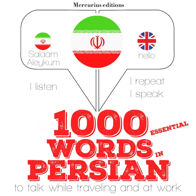 Kirjankansi teokselle 1000 essential words in Persian
